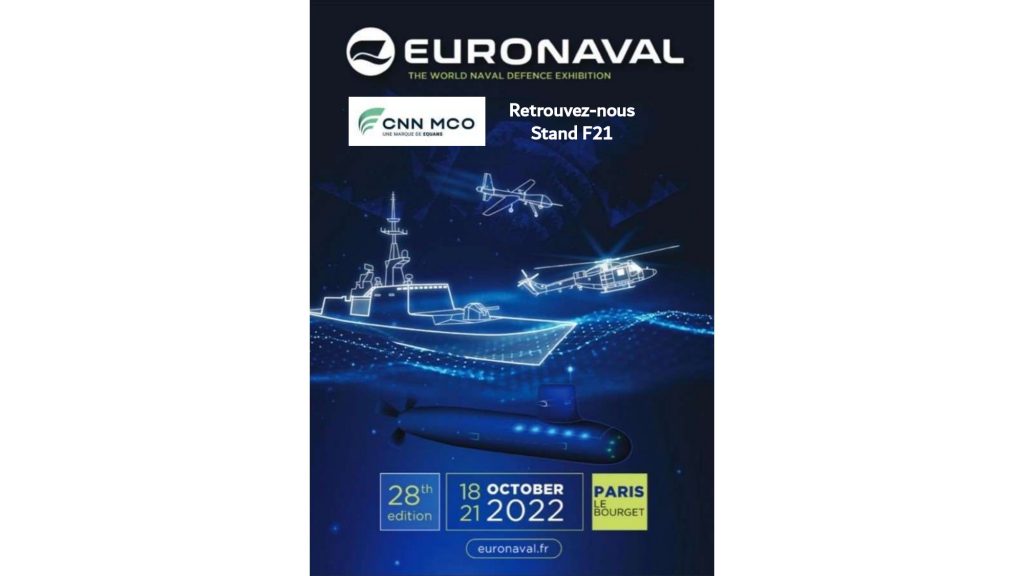 CNN MCO will be present at Euronaval 2022, the world's leading naval technology event