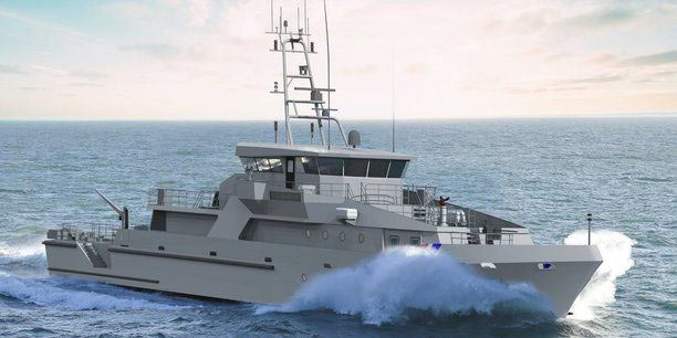 The PCG (Patrouilleur Côtier de Gendarmerie - Coastguards patrol boat), a new contract for CNN MCO
